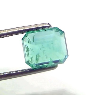2.13 Ct IGI Certified Untreated Natural Zambian Emerald Gemstone AAA
