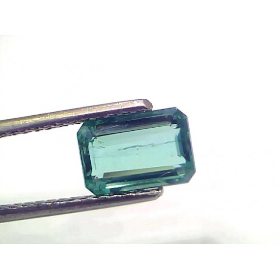 2.14 Ct GII Certified Untreated Natural Zambian Emerald Gemstone AAAAA