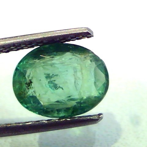 2.12 Ct Unheated Untreated Natural Zambian Emerald Panna Gemstones
