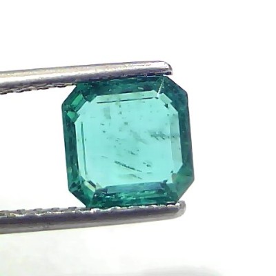 2.15 Ct IGI Certified Untreated Natural Zambian Emerald Gemstone AAA