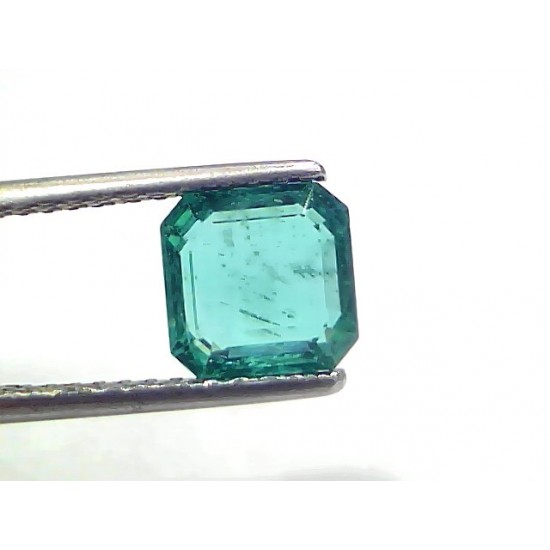 2.15 Ct IGI Certified Untreated Natural Zambian Emerald Gemstone AAA