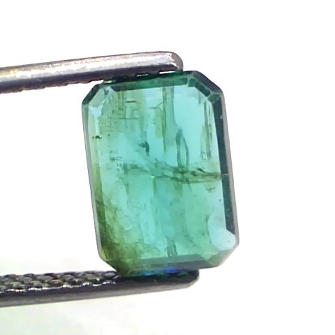 2.15 Ct Certified Untreated Natural Zambian Emerald Gems AAA