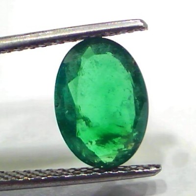 2.16 Ct GII Certified Untreated Natural Zambian Emerald Gems AA