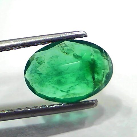 2.16 Ct GII Certified Untreated Natural Zambian Emerald Gems AA