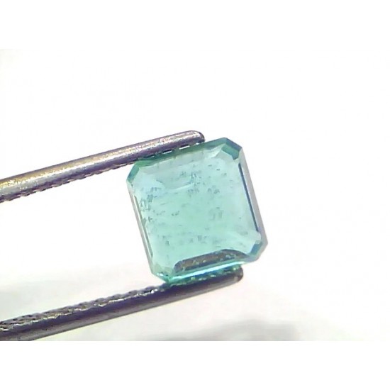2.17 Ct GII Certified Untreated Natural Zambian Emerald Gemstone AAAAA