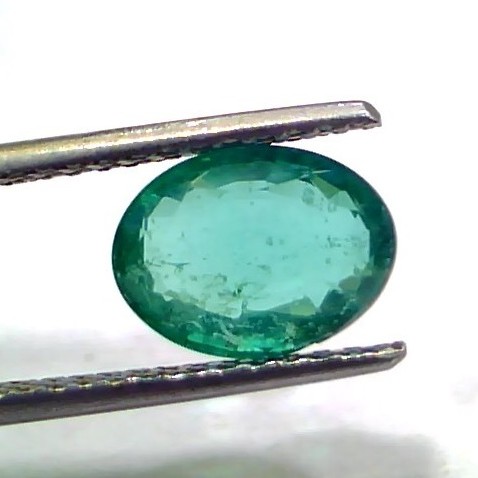 2.18 Ct Untreated Natural Zambian Emerald Gemstone Panna Gems AAAAA