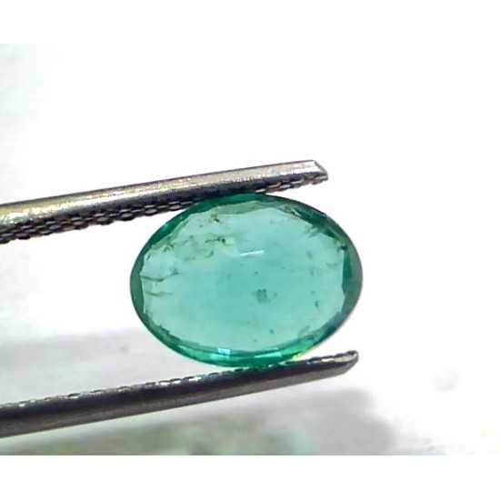2.18 Ct Untreated Natural Zambian Emerald Gemstone Panna Gems AAAAA