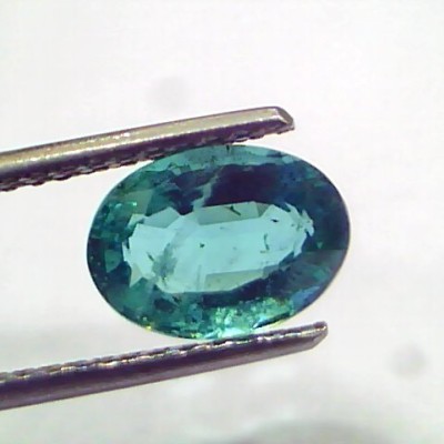 2.20 Ct GII Certified Untreated Natural Zambian Emerald Gemstone AAA