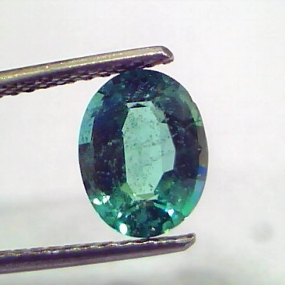 2.20 Ct GII Certified Untreated Natural Zambian Emerald Gemstone AA