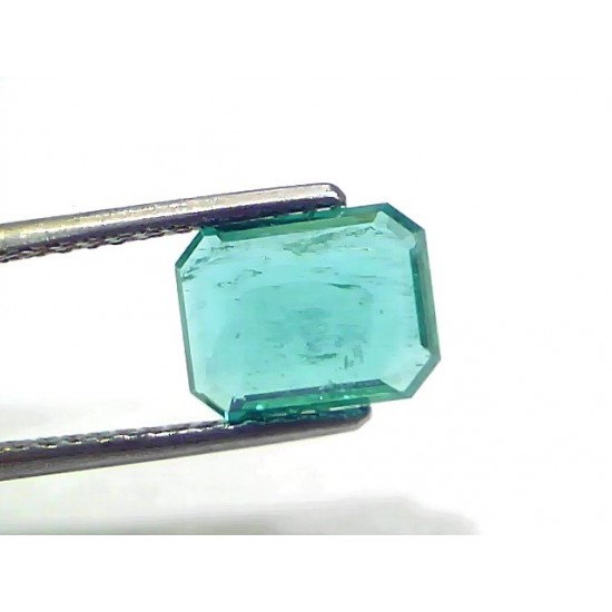 2.20 Ct IGI Certified Untreated Natural Zambian Emerald Gemstone AAA