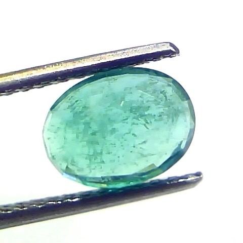 2.27 Ct Certified Untreated Natural Zambian Emerald Gemstones