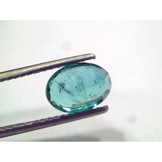 2.20 Ct GII Certified Untreated Natural Zambian Emerald Gemstone AAA