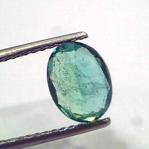 2.20 Ct GII Certified Untreated Natural Zambian Emerald Gemstone AA