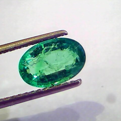 2.19 Ct Untreated Natural Zambian Emerald Gemstone Panna