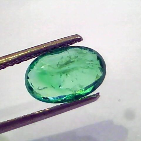 2.19 Ct Untreated Natural Zambian Emerald Gemstone Panna