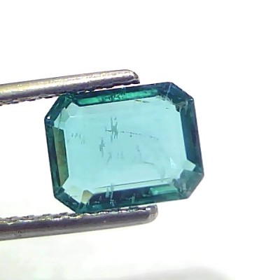 2.22 Ct IGI Certified Untreated Natural Zambian Emerald Gemstone AAA