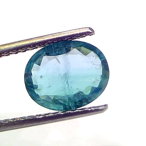 2.22 Ct GII Certified Untreated Natural Zambian Emerald Gemstone