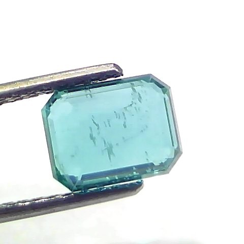 2.22 Ct IGI Certified Untreated Natural Zambian Emerald Gemstone AAA
