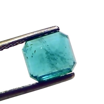 2.22 Ct GII Certified Untreated Natural Zambian Emerald Panna AAAA