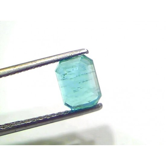 2.22 Ct GII Certified Untreated Natural Zambian Emerald Gemstone