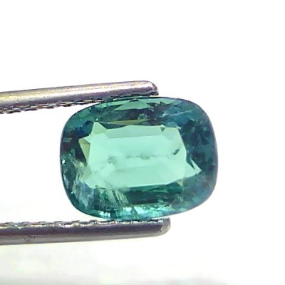 2.23 Ct IGI Certified Untreated Natural Zambian Emerald Gemstone AAA