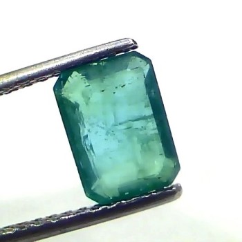 2.24 Ct Certified Untreated Natural Zambian Emerald Panna Gemstone