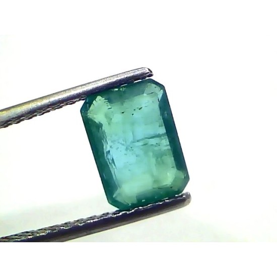 2.24 Ct Certified Untreated Natural Zambian Emerald Panna Gemstone