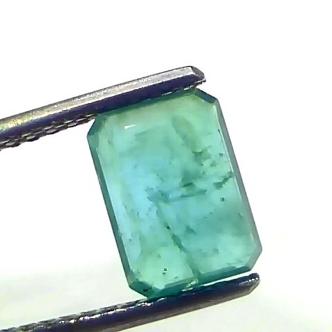 2.24 Ct Certified Untreated Natural Zambian Emerald Panna Gemstone