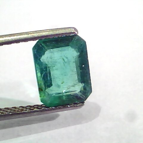 2.31 Ct Untreated Natural Zambian Emerald Gemstone Panna AAA