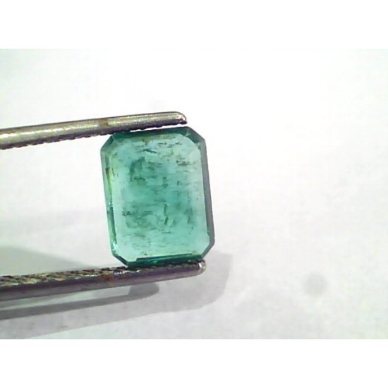2.31 Ct Untreated Natural Zambian Emerald Gemstone Panna AAA