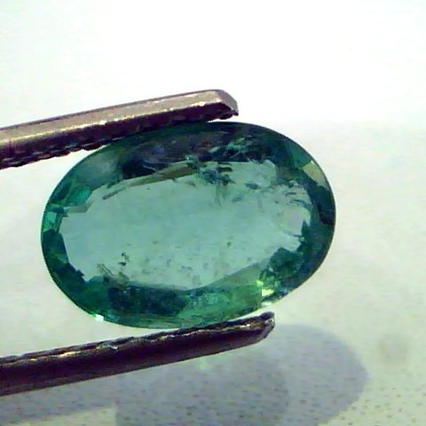 2.25 Ct Unheated Untreated Natural Zambian Emerald Gemstone AA