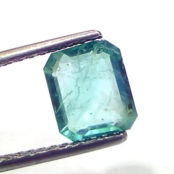 2.30 Ct Certified Untreated Natural Zambian Emerald Gemstone Panna