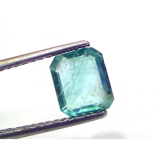 2.30 Ct Certified Untreated Natural Zambian Emerald Gemstone Panna