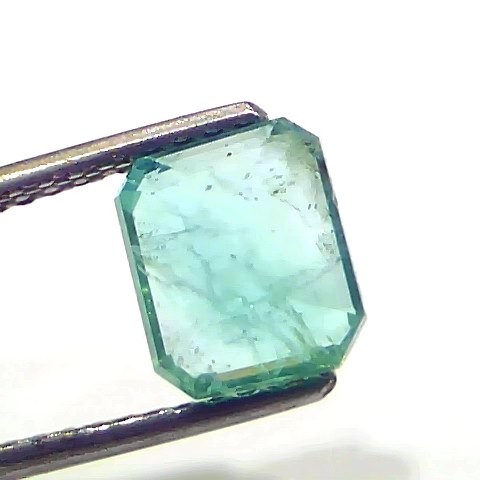 2.30 Ct Certified Untreated Natural Zambian Emerald Gemstone Panna