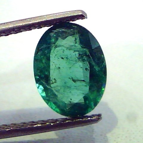 2.25 Ct Unheated Untreated Natural Zambian Emerald Gemstone