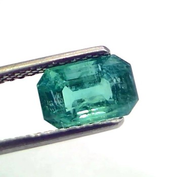 2.26 Ct GII Certified Untreated Natural Zambian Emerald Gemstone