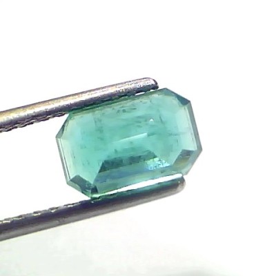 2.26 Ct GII Certified Untreated Natural Zambian Emerald Gemstone