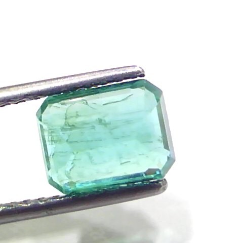 2.27 Ct GII Certified Untreated Natural Zambian Emerald Gemstone