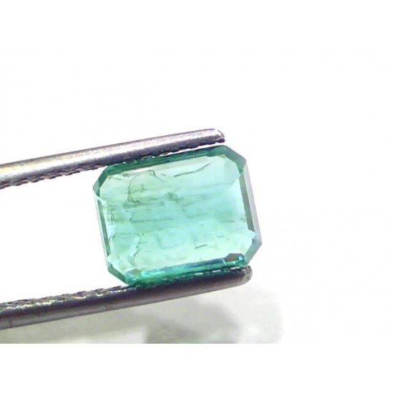 2.27 Ct GII Certified Untreated Natural Zambian Emerald Gemstone