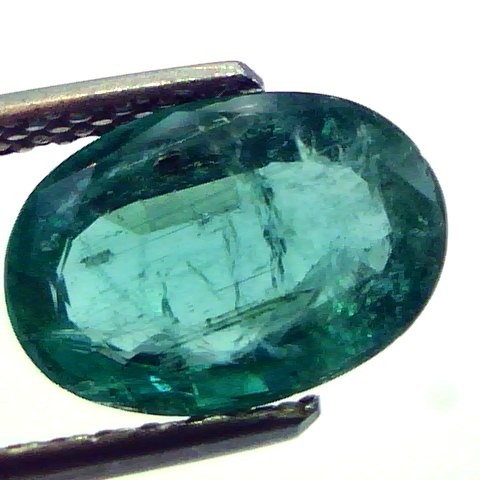 2.30 Ct Top Premium Grade Natural Zambian Emerald Panna Gemstone