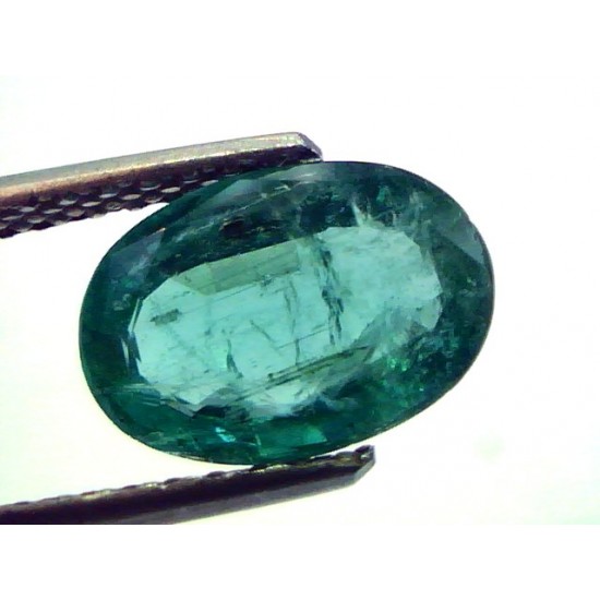 2.30 Ct Top Premium Grade Natural Zambian Emerald Panna Gemstone