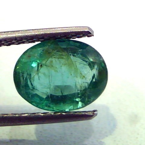 2.38 Ct Unheated Untreated Natural Zambian Emerald Panna Gemstone