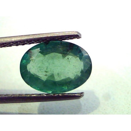 2.38 Ct Unheated Untreated Natural Zambian Emerald Panna Gems