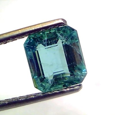 2.30 Ct IGI Certified Untreated Natural Zambian Emerald Gemstone AAA