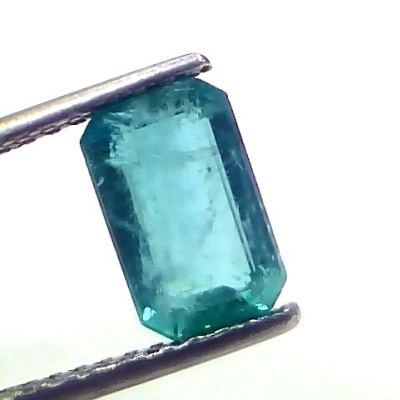 2.34 Ct Certified Untreated Natural Zambian Emerald Panna Gemstone