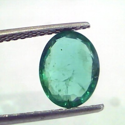2.33 Ct IGI Certified Untreated Natural Zambian Emerald Gemstone AAA
