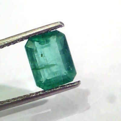 2.42 Ct Untreated Natural Zambian Emerald Gemstone Panna AAA