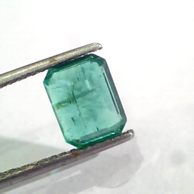 2.42 Ct Untreated Natural Zambian Emerald Gemstone Panna AAA