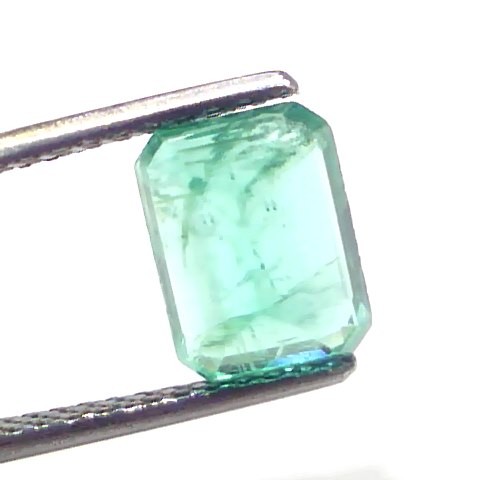 2.34 Ct GII Certified Untreated Natural Zambian Emerald Gemstone