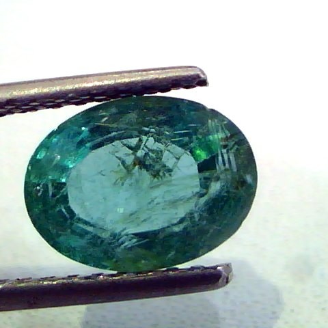 2.39 Ct Unheated Untreated Natural Zambian Emerald Panna Gems